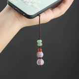 Lily of the Valley Coloured Glaze Keychain Phone Lanyard Accessory