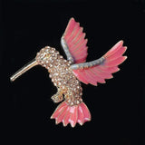 Delicate Bee Bird Brooch Enamel Animal Pins DIY Accessory Jewelry Gift