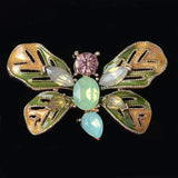 Delicate Bee Bird Brooch Enamel Animal Pins DIY Accessory Jewelry Gift