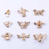 Delicate Bee Bird Brooch Enamel Animal Pins DIY Accessory Jewelry Gift