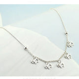 925 Sterling Silver Puppy Anklets For Women Foot Chain Birthday Gift