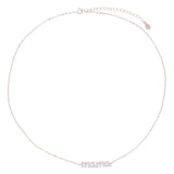 925 Sterling Silver Motherday's Mama Necklace Lucky Dainty Jewelry