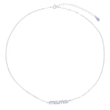 925 Sterling Silver Motherday's Mama Necklace Lucky Dainty Jewelry