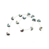 Abalone Shell Moon Beads 8x12mm for Moon God Jewelry DIY