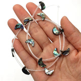 Abalone Shell Moon Beads 8x12mm for Moon God Jewelry DIY