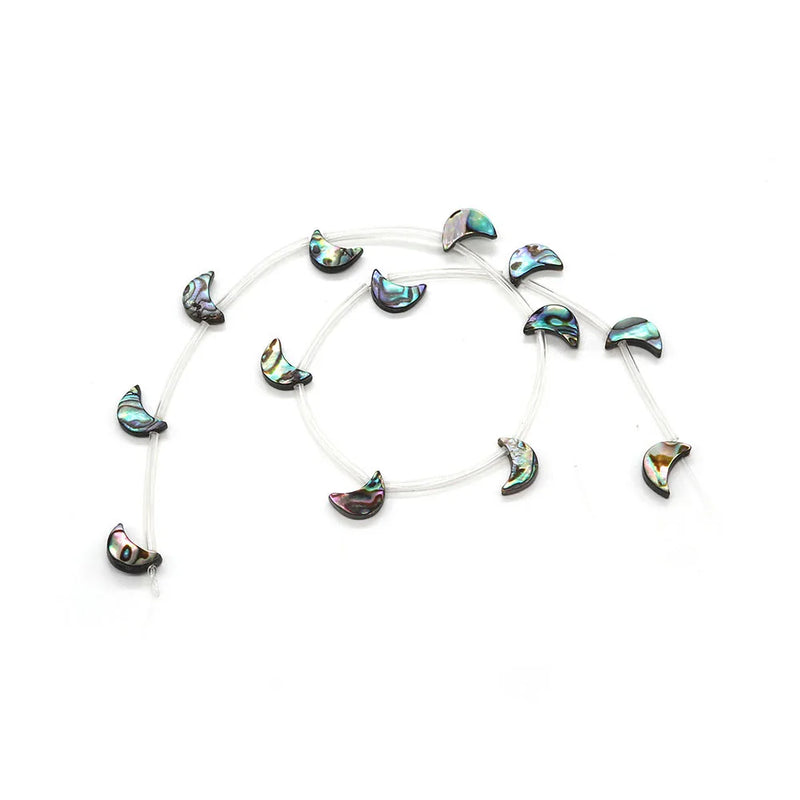 Abalone Shell Moon Beads 8x12mm for Moon God Jewelry DIY