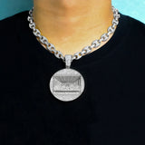 Last Supper Pendant Necklace Cuban Link Men Hip Hop Style Women Gift