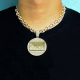 Last Supper Pendant Necklace Cuban Link Men Hip Hop Style Women Gift