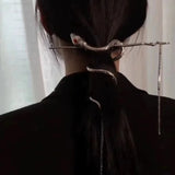 Chinese Style Snake Shape Hairpin Chignon Pins