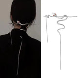 Chinese Style Snake Shape Hairpin Chignon Pins