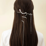 Chinese Style Snake Shape Hairpin Chignon Pins