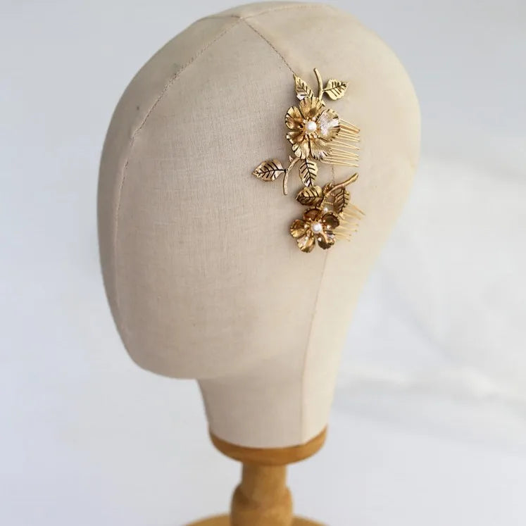 Vintage Bridal Crystal Hair Comb Pins for Wedding