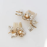 Vintage Bridal Crystal Hair Comb Pins for Wedding
