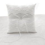Elegant Lace Ring Pillow for Wedding Ceremony