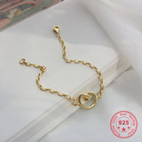 925 Sterling Silver Sweet Heart Bracelet Women Jewelry