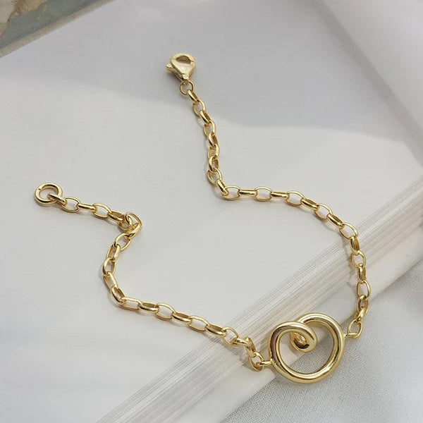 925 Sterling Silver Sweet Heart Bracelet Women Jewelry