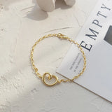 925 Sterling Silver Sweet Heart Bracelet Women Jewelry
