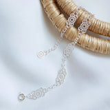 925 Sterling Silver Sweet Lace Bracelets Women Jewelry