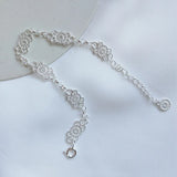 925 Sterling Silver Sweet Lace Bracelets Women Jewelry