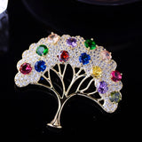 Delicate Wishing Tree Brooches for Women