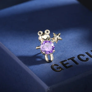 Zircon Small Bowknot Brooches Anti-exposure Pin Woman Summer Collar Pin