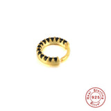 Delicate Zircon Nose Piercing 925 Sterling Silver Ear Bone Earrings