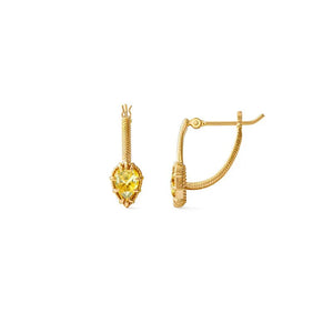 Ametrine Big Drop Dangle Earrings 925 Silver Multicolor Wedding Jewelry