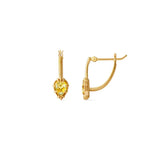 Ametrine Big Drop Dangle Earrings 925 Silver Multicolor Wedding Jewelry