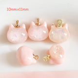 Glittering Cat Pendant Beaded Jewelry Making Kit