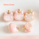 Glittering Cat Pendant Beaded Jewelry Making Kit