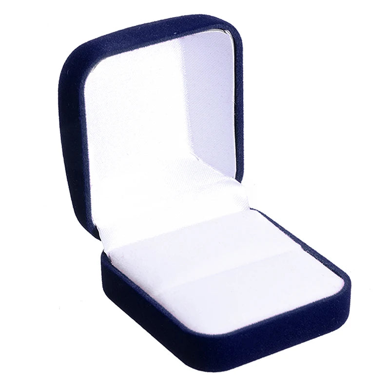 Velvet 4 Ring Box for Wedding Bridal Jewelry
