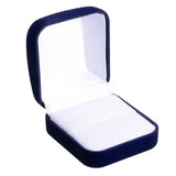 Velvet 4 Ring Box for Wedding Bridal Jewelry