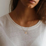 Personalized Delicate Initial Necklace for Moms - Mother's Jewelry Gift