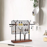 Deluxe Jewelry Display Organizer with Base for Necklaces