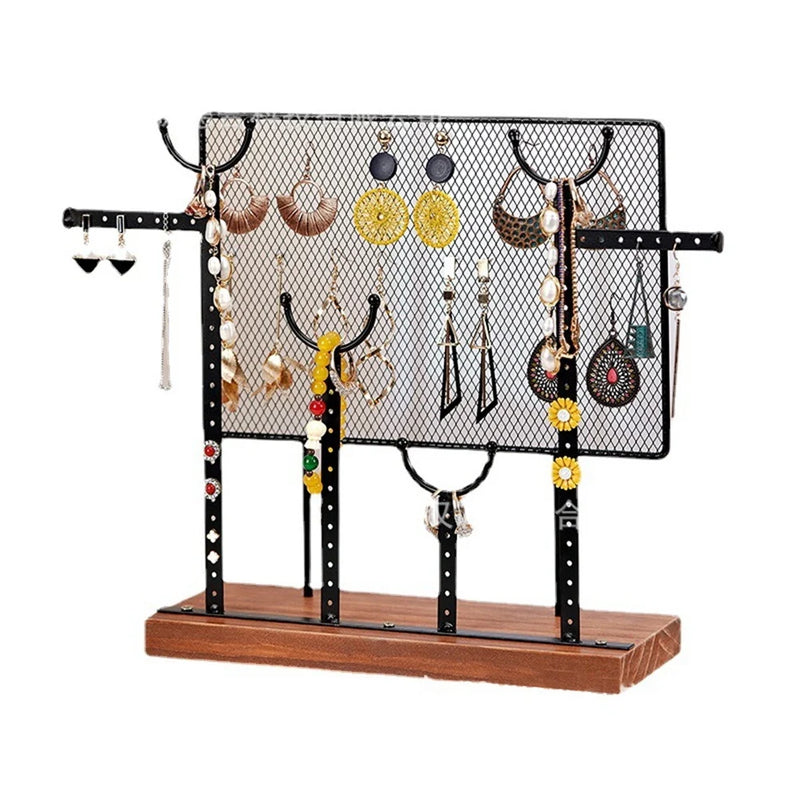 Deluxe Jewelry Display Organizer with Base for Necklaces