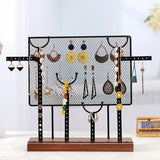 Deluxe Jewelry Display Organizer with Base for Necklaces