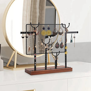 Deluxe Jewelry & Earring Organizer for Closet Display