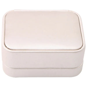 Deluxe Logo Printing Ring Case Pendant Necklace Organizer Wedding Ring Storage