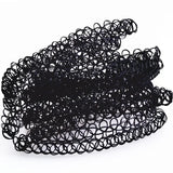 Gothic Punk Elastic Hollow Chocker Women Jewelry Fishline Stretch Necklace