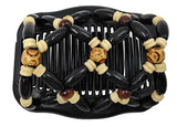 Delysia King Beaded Comb Double Row