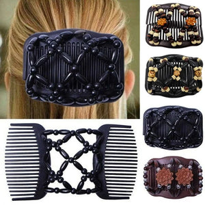 Delysia King Beaded Comb Double Row