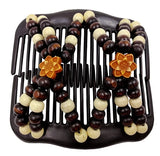 Delysia King Beaded Comb Double Row