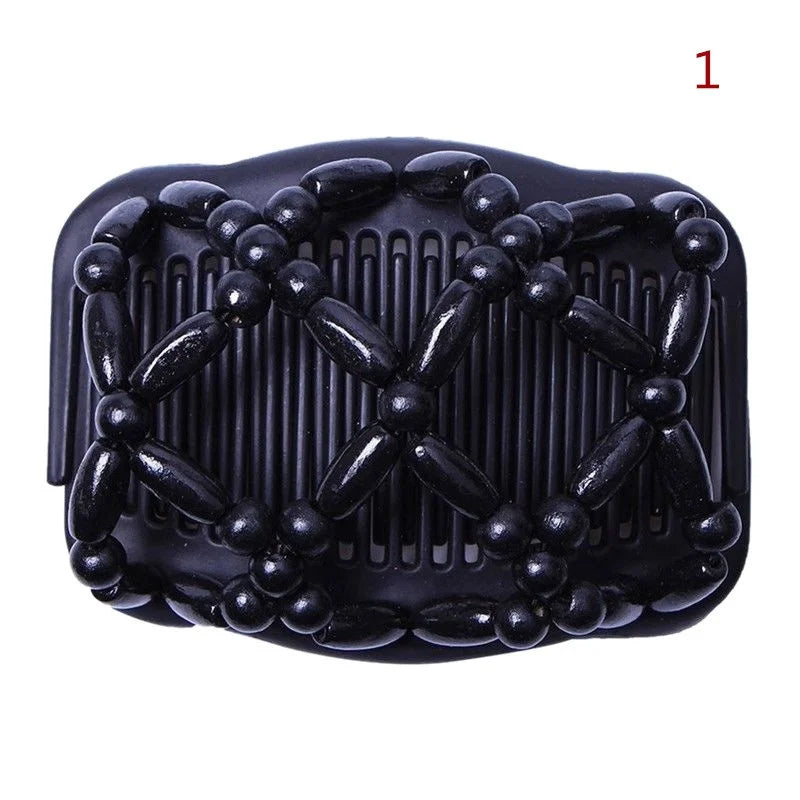 Delysia King Beaded Comb Double Row