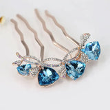 Delysia King Hairpin Bridal Hair Comb Plate Head Flower Hairpin