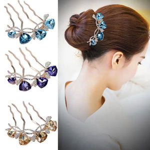 Delysia King Hairpin Bridal Hair Comb Plate Head Flower Hairpin