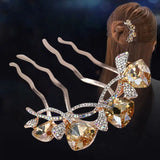 Delysia King Hairpin Bridal Hair Comb Plate Head Flower Hairpin