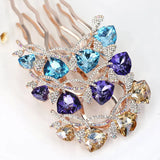 Delysia King Hairpin Bridal Hair Comb Plate Head Flower Hairpin