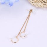 Delysia King Tassel Earrings Pearl 1 Piece Temperament Ear Buckle
