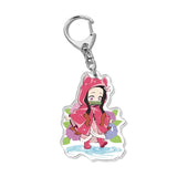 Demon Slayer Acrylic Keychains Pendant Anime Cosplay Peripheral