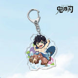 Demon Slayer Acrylic Keychains Pendant Anime Cosplay Peripheral